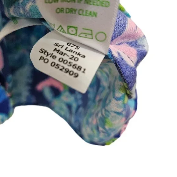 Lilly Pulitzer Blue and Pink Sleeveless Jane Dress - Picture 12 of 12